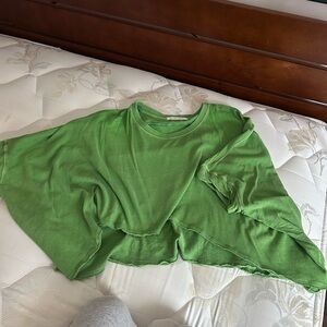 Free People CC Tee in Green